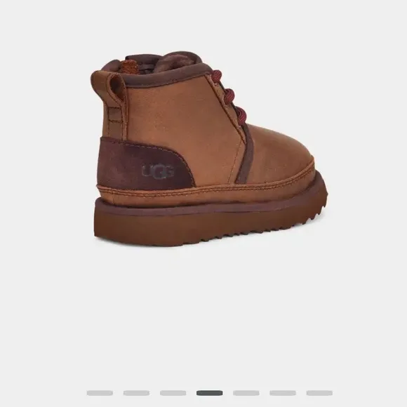 Ugg Neumel weather waterproof leather boots size 7 toddler boy