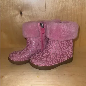 UGG Pink cheetah Fur Boots