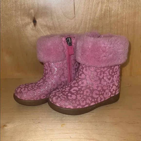 UGG Pink cheetah Fur Boots