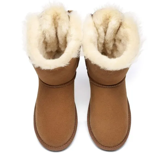 UGG- Premium Double Bow- Chestnut- Size 10