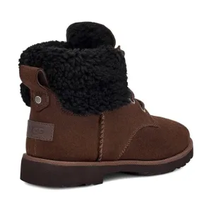 UGG Romely Heritage Lace Burnt Cedar Brown Women's Boots Size 5 NWOB
