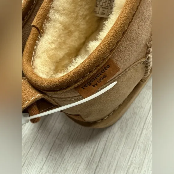 UGG SAND ULTRA MINI CRAFTED REGENERATE SHEEPSKIN BOOTS, WOMEN US 5