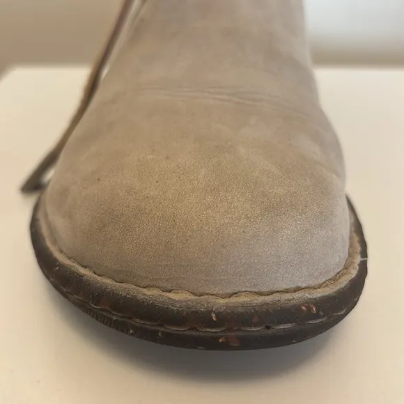 UGG Tan and Cream Winter Boots with Suede and Furry Lining