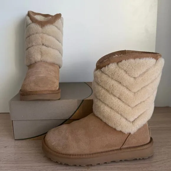 UGG Tania Suede Chestnut Women Boots - SZ 6