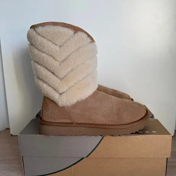 UGG Tania Suede Chestnut Women Boots - SZ 6