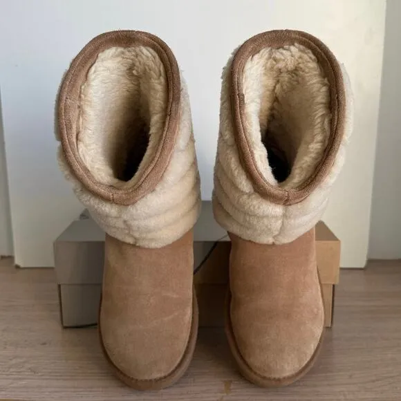 UGG Tania Suede Chestnut Women Boots - SZ 6