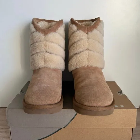 UGG Tania Suede Chestnut Women Boots - SZ 6