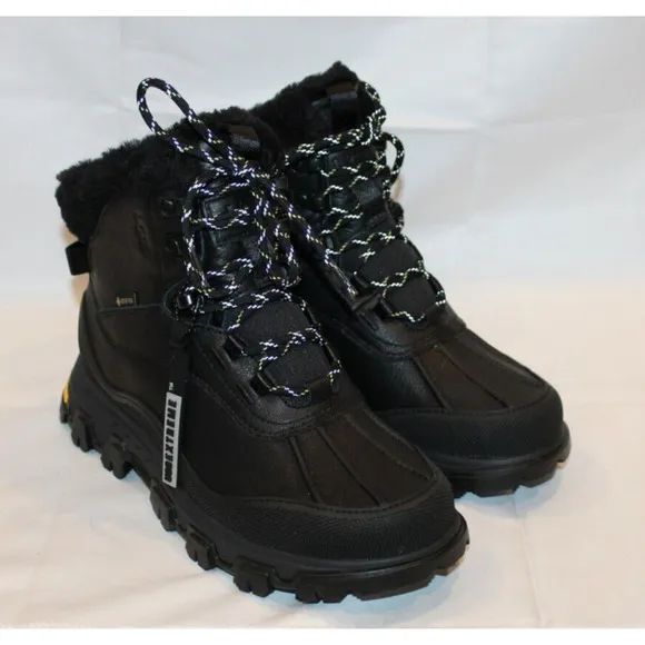 UGG‎ Women's Adirondack Waterproof Insulated Meridian Hiker Boots Black Sz 9 NEW