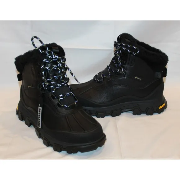 UGG‎ Women's Adirondack Waterproof Insulated Meridian Hiker Boots Black Sz 9 NEW