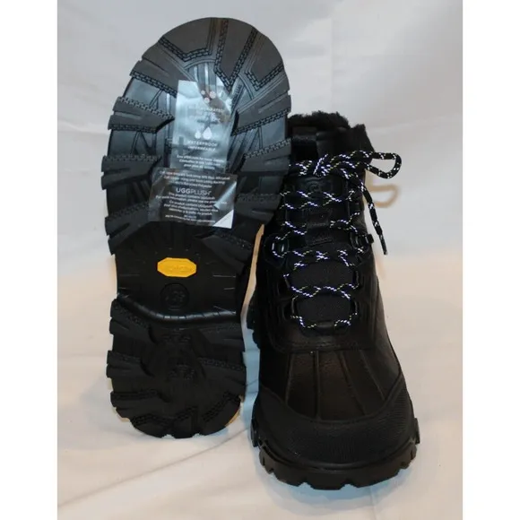 UGG‎ Women's Adirondack Waterproof Insulated Meridian Hiker Boots Black Sz 9 NEW