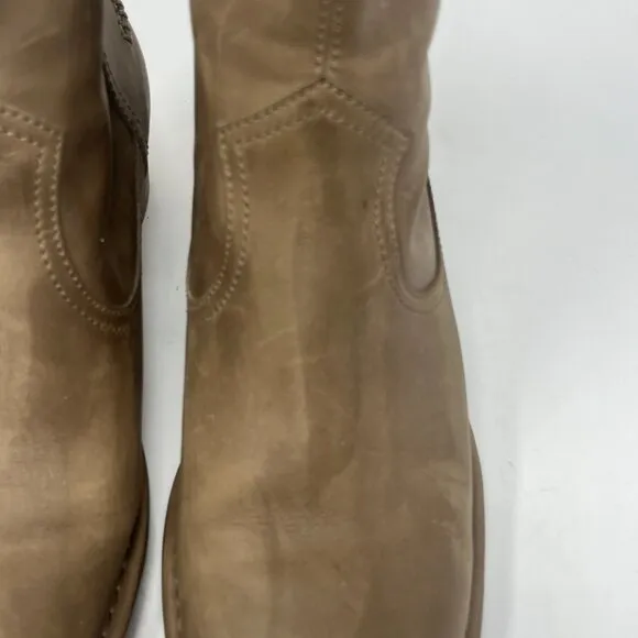 UGG women's Bandara ankle boots 9 women taupe beige tan leather