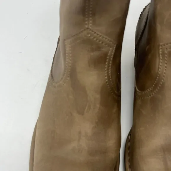 UGG women's Bandara ankle boots 9 women taupe beige tan leather