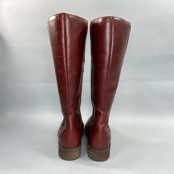 UGG Women's Size 10 Dahlen Stout Tall Leather Fully Insulated Riding Boots