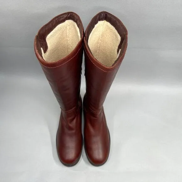 UGG Women's Size 10 Dahlen Stout Tall Leather Fully Insulated Riding Boots