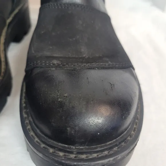Ugg Women's Stockton Booties Ankle Boots Black Waterproof Leather buckle 6.5
