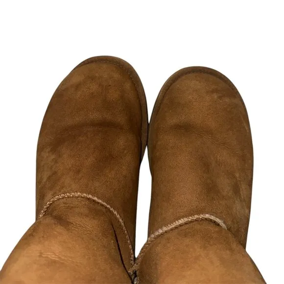 UGG Women's Tall‎ Bailey Button Boots - Chestnut, Size 8