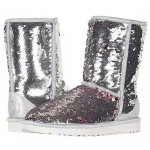 UGG Classic Short Sequin Winter Boot Size 7