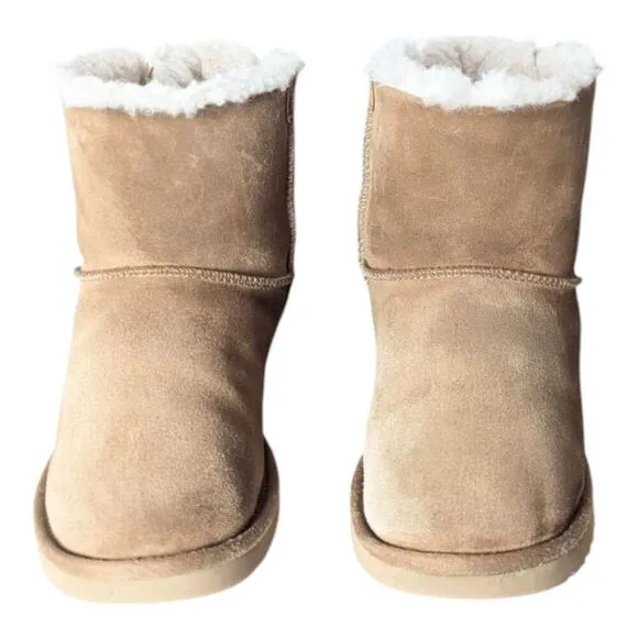UGG Mini Bailey Bow Corduroy &quot;Chestnut&quot; Winter Boot Size 8