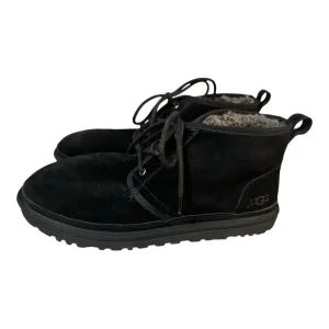 UGGs Neumel Black Suede Men’s Ankle Boots - Size 14