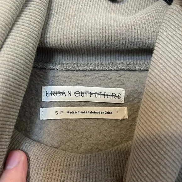 Urban outfitters oversized sweatshirt dress with pockets crow turtleneck