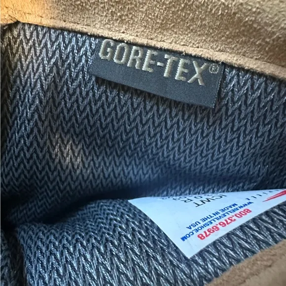 USGI BELLEVILLE GORTEX Intermediate Cold/Wet Tan Combat Boots ICWT Size 13R NWT