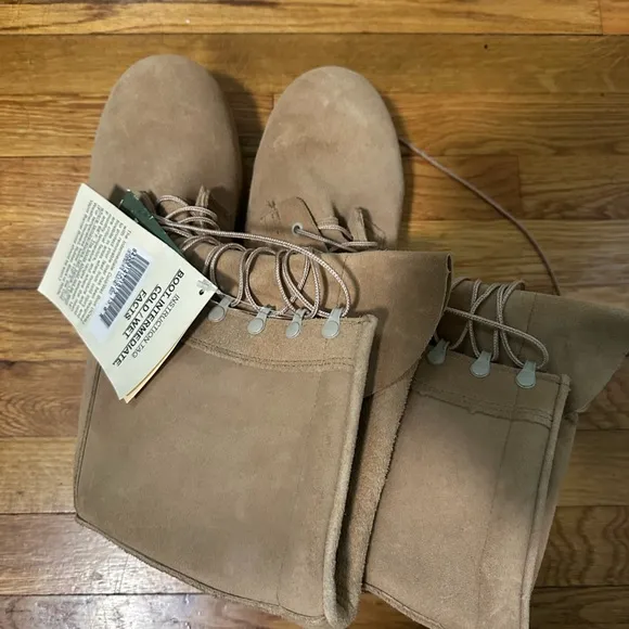 USGI BELLEVILLE GORTEX Intermediate Cold/Wet Tan Combat Boots ICWT Size 13R NWT