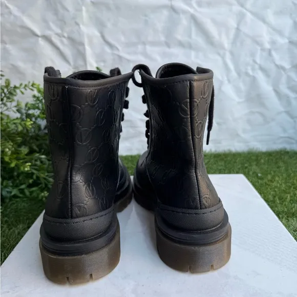 VALENTINO BY MARIO VALENTINO Ivana Lug Sole Combat Boot Women size 7 Brand New