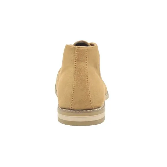 Vance Co Men Ankle Chukka Boots Manson Size US 10M Tan Brown Faux Suede