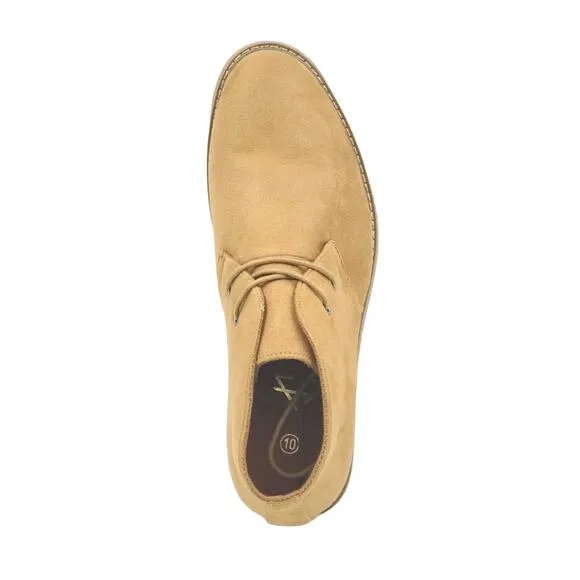 Vance Co Men Ankle Chukka Boots Manson Size US 10M Tan Brown Faux Suede