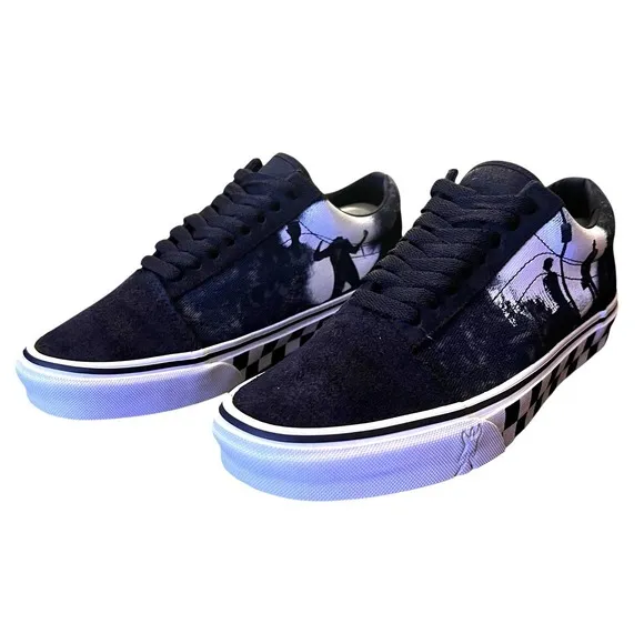Vans Old Skool  House of Terror Horror &quot;The Exorcist&quot; Black Size M 7.5/W 9
