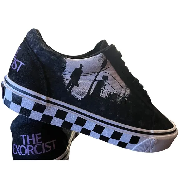 Vans Old Skool  House of Terror Horror &quot;The Exorcist&quot; Black Size M 7.5/W 9