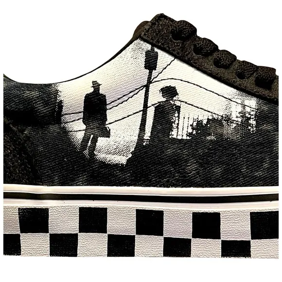 Vans Old Skool  House of Terror Horror &quot;The Exorcist&quot; Black Size M 7.5/W 9