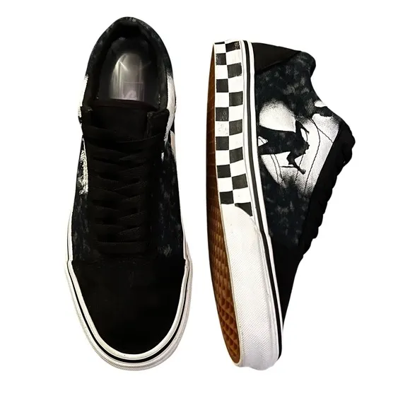 Vans Old Skool  House of Terror Horror &quot;The Exorcist&quot; Black Size M 7.5/W 9