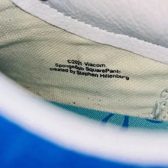 Vans Old Skool SpongeBob SquarePants Smile Patch M 6 W 7.5 Suede VN0A38G19XD