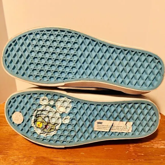 Vans Old Skool SpongeBob SquarePants Smile Patch M 6 W 7.5 Suede VN0A38G19XD