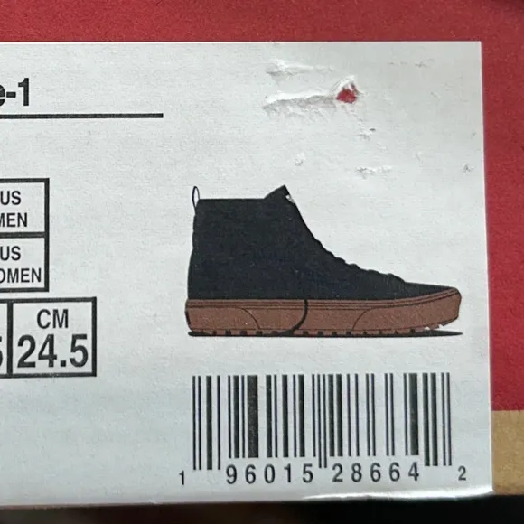 Vans Sk8 Hi Mte 1 Black Gum Boots