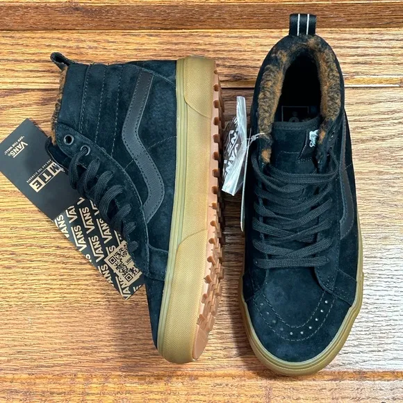 Vans Sk8 Hi Mte 1 Black Gum Boots