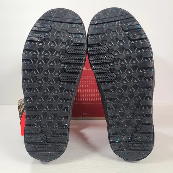 Vans Sk8-Hi MTE-2 Glitter Black Glitter Winter Shoes Women's Size 9
