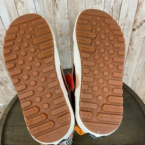 Vans Sk8-Hi Mte 2.0 Dx Apricot/Black High Top Leather Sneaker Boots Size 6.5