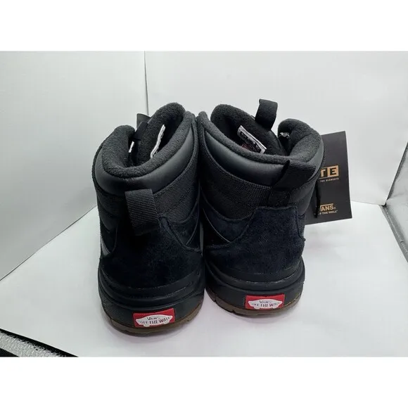 Vans Sk8-Hi MTE Primaloft Winter mens black shoes sz 10.5 Brand New