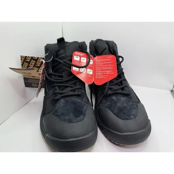 Vans Sk8-Hi MTE Primaloft Winter mens black shoes sz 10.5 Brand New