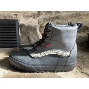 Vans Standard Mid Snow MTE Grey/Black Winter Waterproof Boots Men Size 11 New