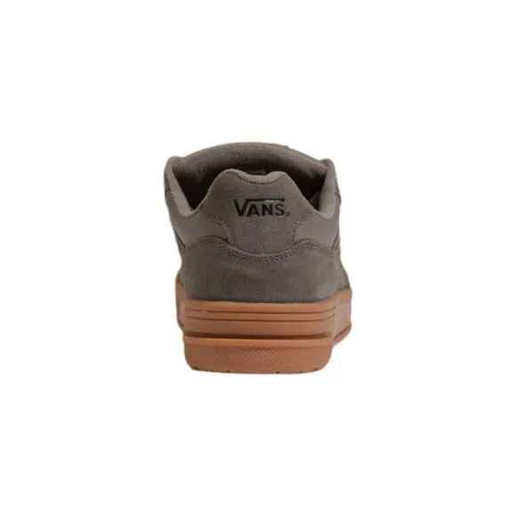 Vans Suede Leather Lace-Up Shoes Men Gray Sneakers