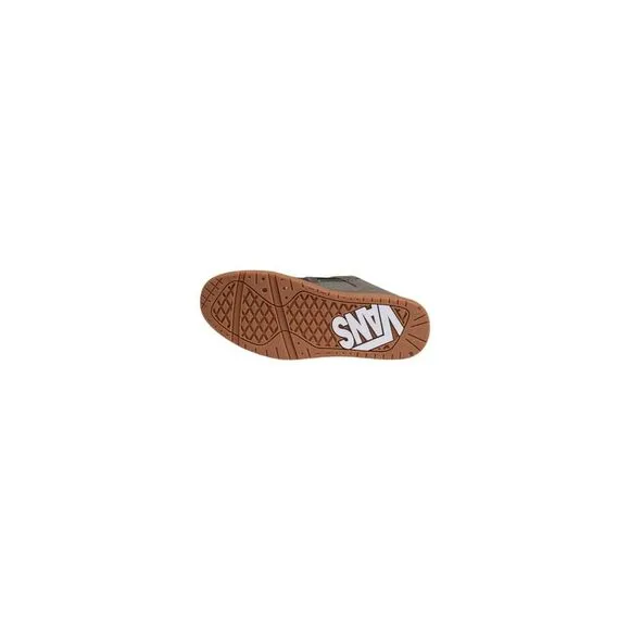 Vans Suede Leather Lace-Up Shoes Men Gray Sneakers
