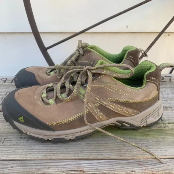 Vasque Jule 7043 leather canvas low top hiking sneakers camping 8M