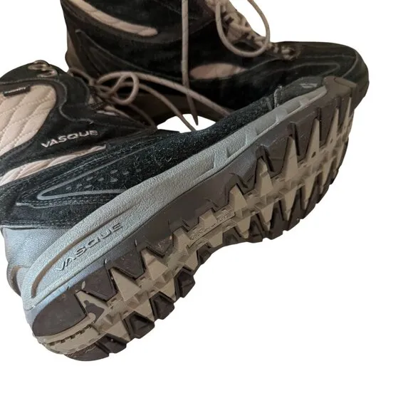 Vasque Pow Pow Ultradry Waterproof Boots Women's Size 10M Winter Hiking Black