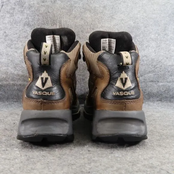 Vasque Shoes Womens 7.5 Hiking Boots Lace Up Mid Leather Outdoor Active Sport