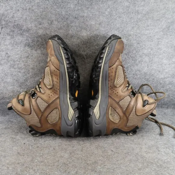 Vasque Shoes Womens 7.5 Hiking Boots Lace Up Mid Leather Outdoor Active Sport