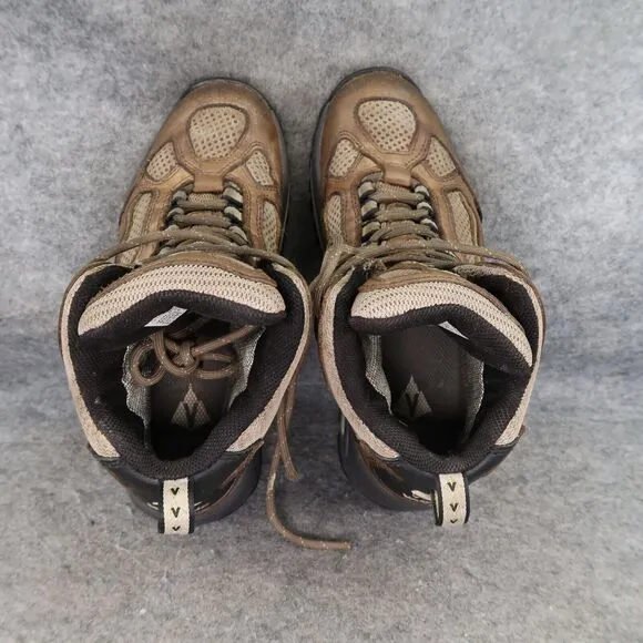 Vasque Shoes Womens 7.5 Hiking Boots Lace Up Mid Leather Outdoor Active Sport