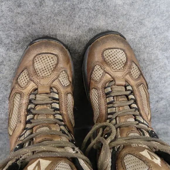 Vasque Shoes Womens 7.5 Hiking Boots Lace Up Mid Leather Outdoor Active Sport